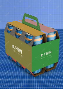 罐裝飲料組合裝樣機展示海報模板下載 千庫網